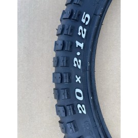 Duro 20'' x 2.125 Bicycle Tires Tubes Rim Strips Motocross BMX Dirt Jump Bike Black