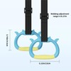 HUIYELOVE Gymnastics Rings Set, Professional Children Trapeze Bar Pull Up