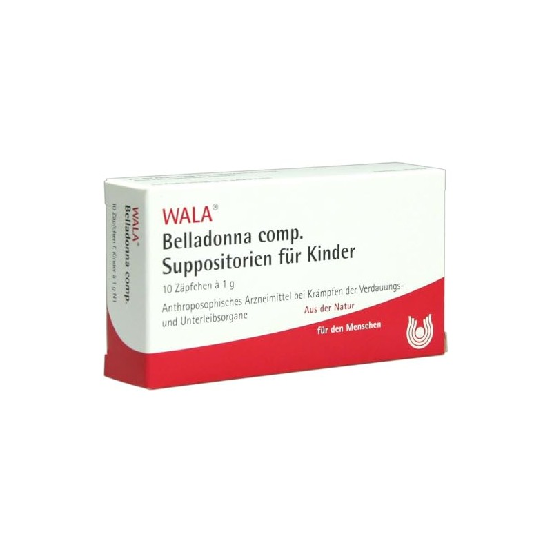 BELLADONNA COMP. Children's Suppositories 10 x 1 g
