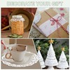 YELARXI Paper Doilies, 15.7 Inch White Lace Doilies Rectangle Disposable