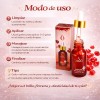 Kit 5 Serum De Granada Facial 15ml Hidratante Antioxidante