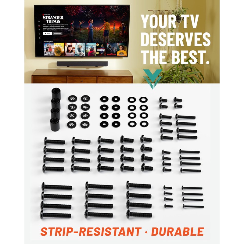 ECHOGEAR Universal TV Mount Hardware Pack - Replacement Hardware Mounting