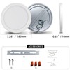 NOVELUX 7 inch Flush Mount LED Ceiling Light Fixture Dimmable,