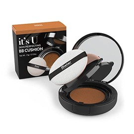 Sistar- Base de maquillaje Skin Perfecting BB Cushion de cobertura total y brillo natural de larga duración Estuche portátil con Mi