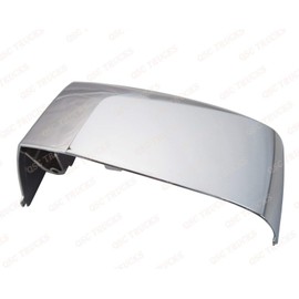 QSC Chrome Hood Mirror Cover Pair Left & Right for Volvo VNL Trucks 04-17