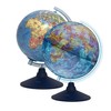 Exerz 21cm Illuminated Globe - Physical Map Daytime/Constellation Stars with