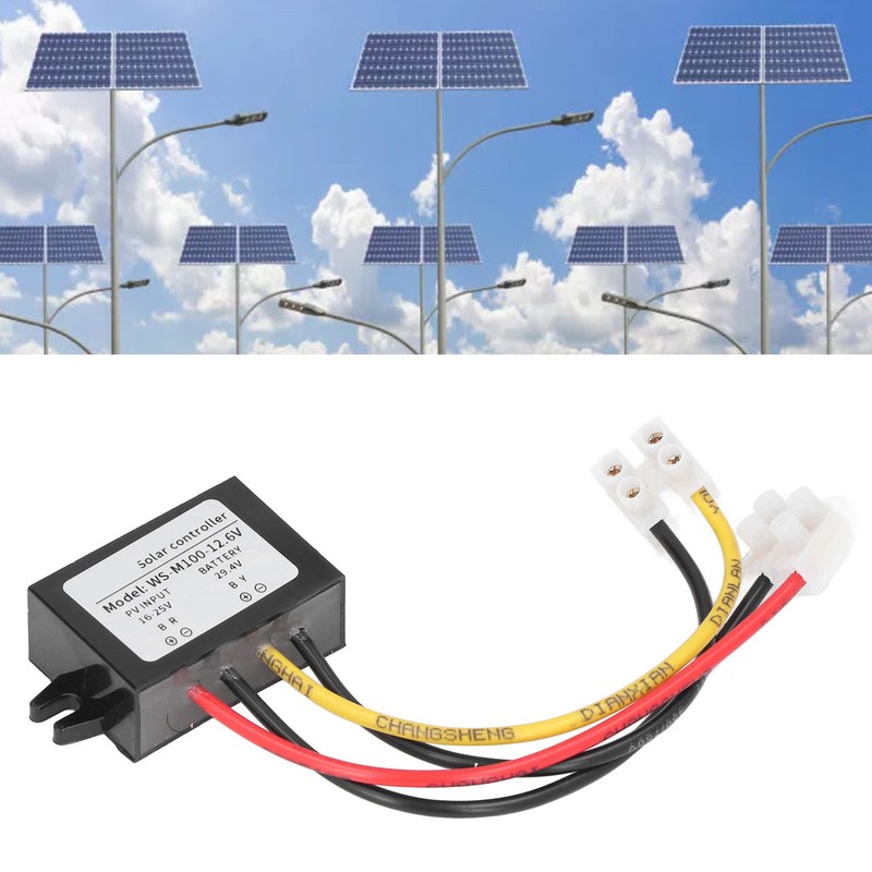 MPPT Solar Controller Protective Control Panel Switch Battery Charging Supplies