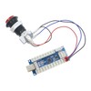 SJ@JX 2-Player LED USB Encoder to Arcade Joystick and LED