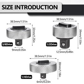 3 PCS Palm Ratchet Set, Thumb Ratchet Wrench Reversible Palm Ratchet Wrenches Mini Thumb Lever Finger Ratchet Wrench Set (1/2" 1/4" 3/8")