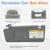Hurotoms Right Passenger Side Sun Visor Without Light for Toyota