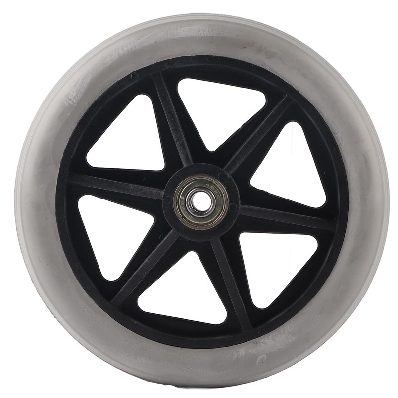 Wheelchair Wheels, Wheelchair Caster Wheels, Rubber PU Walker Casters, 6
