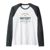 Vintage Retro Style Nantucket Raglan Baseball Tee