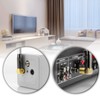 deleyCON TV Cable Plug 90°/Jack 90° Gold-Plated, White