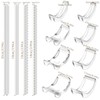 Pack of 12 ring size adjusters, ring reducer, invisible ring