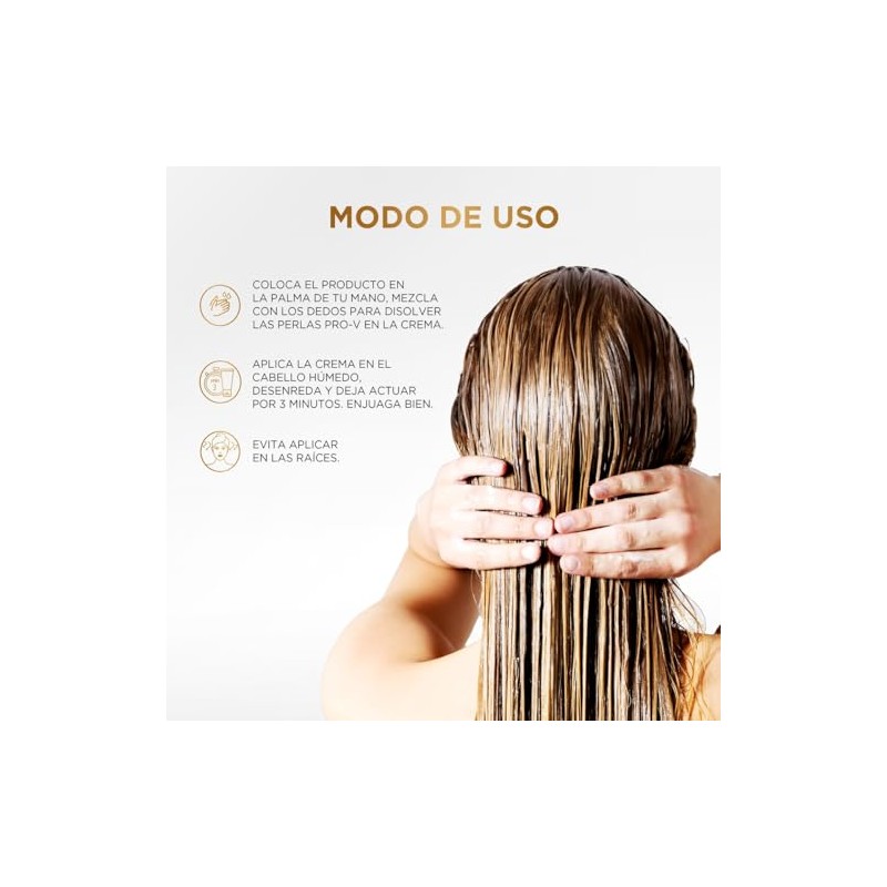 Pantene Pro-V 3 Minute Miracle Repara Acondicionador Concentrado Diario 170
