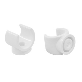 Zorfeter 50 Pack PEX Clips, 3/4 Inch Pipe Clamp 20 mm Pipe Hangers, White PVC Pipe Holder for Water Pipe Support
