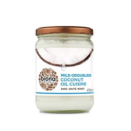Biona Organic Coconut Oil Cuisine - Mild & Odourless 470ml (5 pack)