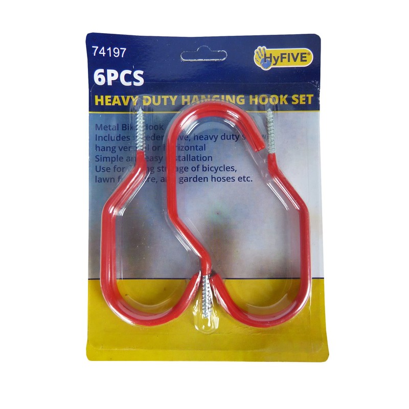 Hyfive Storage Hook Set 1 Pack With 6 Hooks