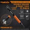 Double Square 8 Point Star Bit Set Hakkin 17Pcs S2