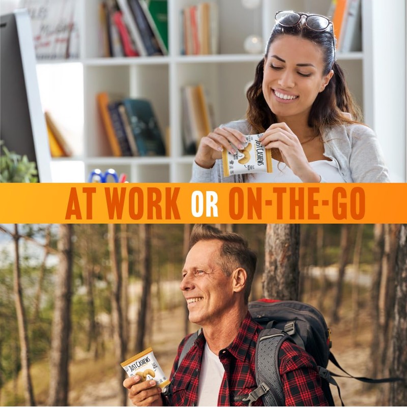 Roastery Coast - Just Cashews Unsalted | Individually wrapped snack