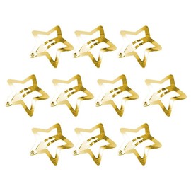 10 Pcs Gold Star Hair Clips, Side Clamps Headdress Cute Hair Accessories, Mini Cute Hair Accessories for Women Girls, Metal Snap Hair Clips Hair Fixation, Hair Clips