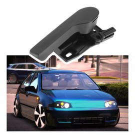 Hood Bonnet Latch Release Handle and Bracket for VW, Lever Bracket for Volkswagen, for VW Bora Jetta Golf Beetle Polo Skoda Fabia Octavia Seat Left Hand Black, Ibiza Leon Altea 1J1823533B 1J1823633A