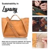 The Tannery Large Genuine Full Grain Leather Tote Bag for