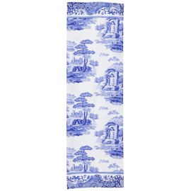 Portmeirion Home & Gifts Tea Towel, 100%-cotton, Blue & White