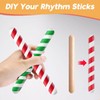 Smallterm 8 Pairs Rhythm Sticks Percussion Instrument Classical Wood Claves