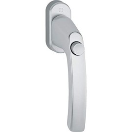Hoppe LIÈGE 11780137 Window Handle with Push Button VK 7 x 40 Silver Anodised
