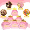 36 Pack Pink Little Princess Candy Boxes Printed Gold Castle