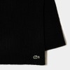 Lacoste Unisex Winter Scarf, black