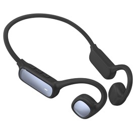 gorsun Kids Bluetooth Headphones, Bluetooth 5.3 Air Conduction Open Ear Headphones, 85dB Volume Limited, with Mic, IPX5 Waterproof, 360° Bending, 20H Playtime, Kids Headphones Wireless for iPad/Sports