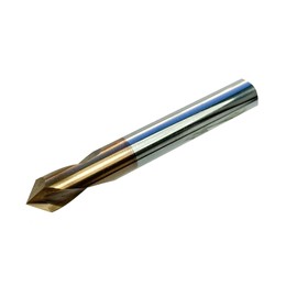 CNC QUALITÄT Solid Carbide 90° NC Drill Diameter 2-12 mm for Twist Drills End Mills Carbide Solid Carbide Coating (Diameter 4 mm - Carbide Carbide)