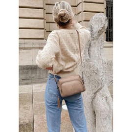 CLUCI Crossbody Bag for Women, Cross Body Purses for women Vegan Leather, Medium Crossbody Shoulder Bags Handbags with Adjustable Strap