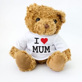NEW - I LOVE MUM - Teddy Bear - Cute And Cuddly - Present Gift Birthday Xmas