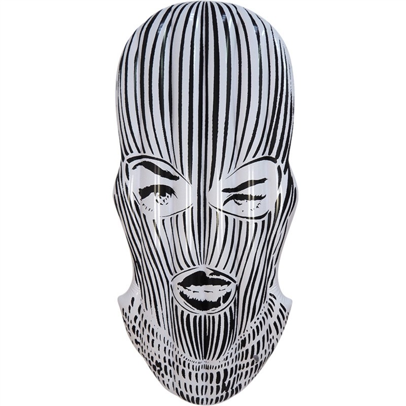 Inflatable Pool Floats Face Shaped Pool Lounger Raft Floating Row