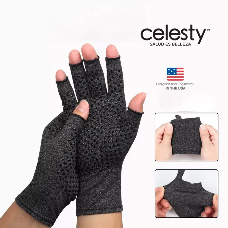 Celesty Guantes Artritis Reumatoide Térmicos Compresión S Chico