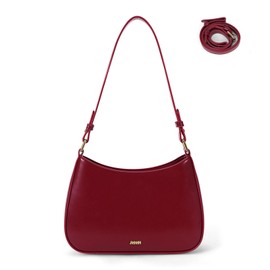TIAASTAP Handbag Women's Small Hobo Bag Elegant Shoulder Bag Y2K Shoulder Bag for Women PU Leather Shoulder Bag Women's Small Handbags with Zip Cool Things for Teenage Girls, red