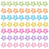 Y2K Star Hair Clips,70 Pcs 1.29 Inch Glitter Snap Barrettes