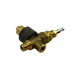 American Made Piloted Unloader Valve for Gas Air Compressors with Manual Hand Unloader. 1/4" MNPT Pilot Inlet, 1/8" FNPT Pilot Outlet, 1/4" Compression Unloader Inlet (Preset to 140-175 PSI)