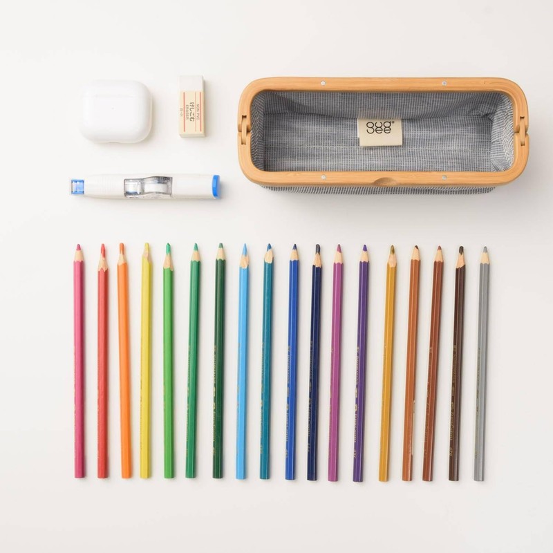 GUDEE UROKI Pen Case Pencil Pouch Lightweight and Spacious with