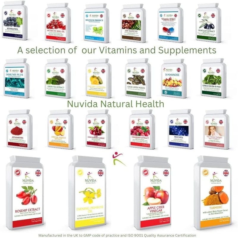 Nuvida Multivitamin Tablets with Iron - High Strength Multivitamins for