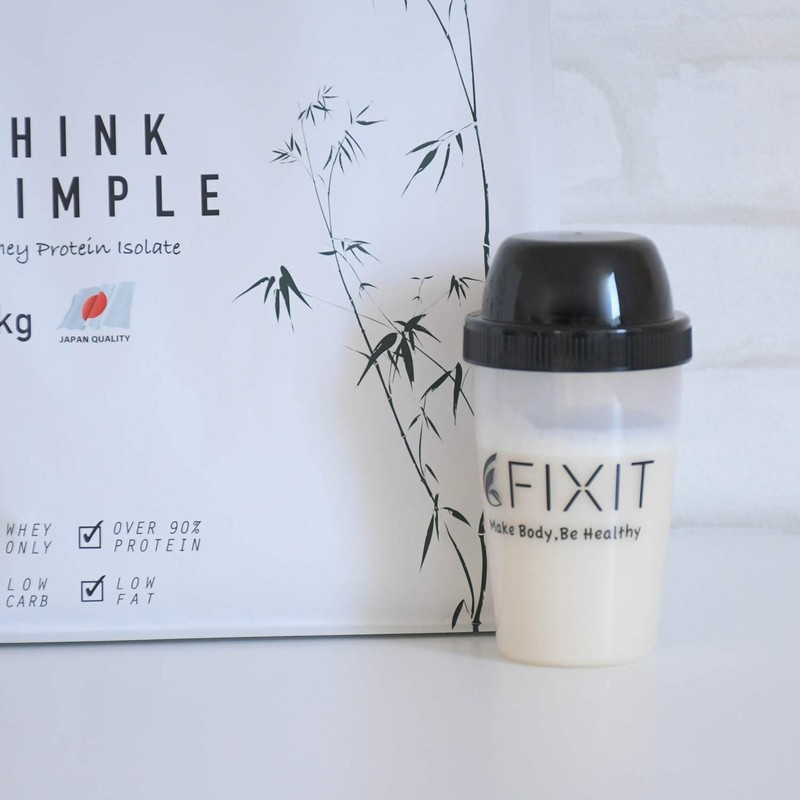 FIXIT Protein Shaker, 10.1 fl oz (300 ml), Whey Protein