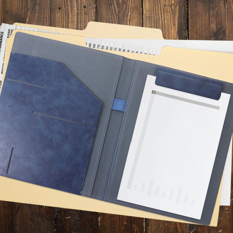 Operitacx Business Portfolio Organizer Leather Interview/Letter Size Document Women Men