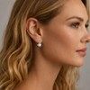 ZENCHEER Chunky Clip On Earrings for Women, 14K Gold/Silver Statement