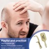 XUKZIMA 2 Pcs Bald Man Comb Joke Funny Hairless Combing