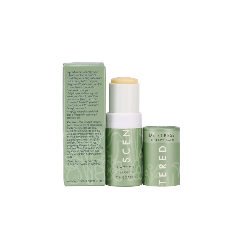 Scentered Aromatherapy Inhaler Balm Stick, DE-STRESS - Relaxing & Stress-Relieving