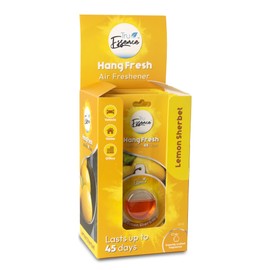 TruEssence Car Fresheners Hanging | Odour Eliminator for Cars Clothes Homes | Long Lasting Car Fresheners | Car Fresheners Luxury | Made in the UK (Lemon) (Pack of 6)