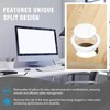 2-3/8" Spring Desk Grommet, JTemgle Plastic Cable Hole Cover with